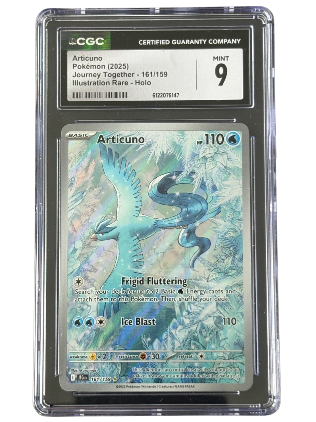 Articuno 161/159 Journey Together (2025) CGC 9 Mint