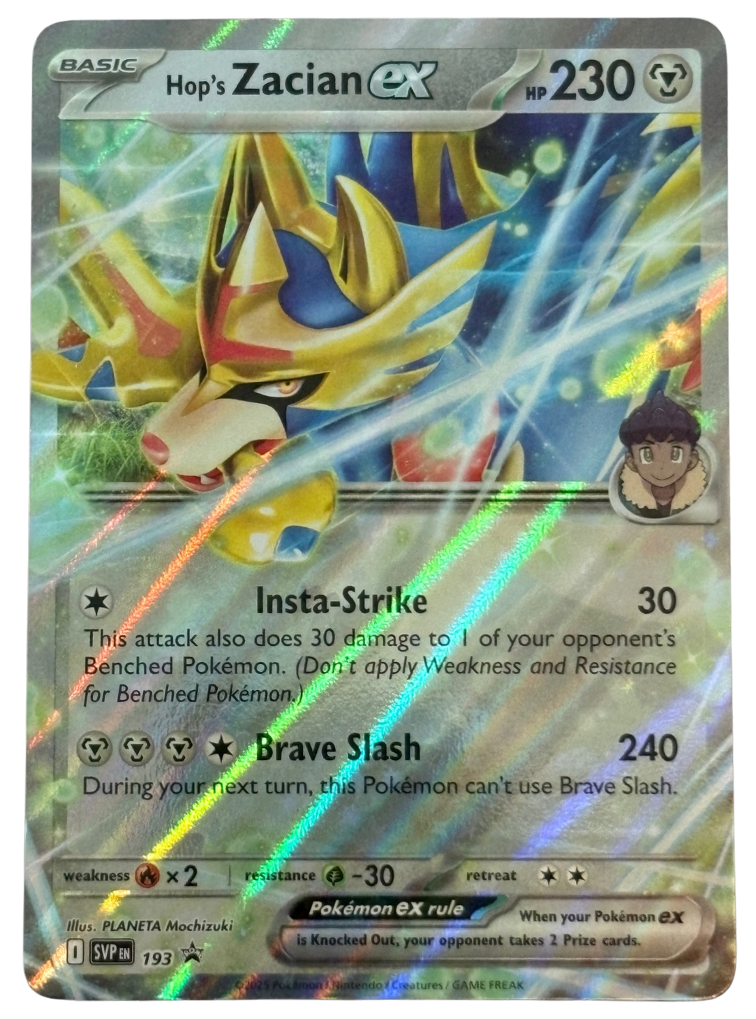 Hop's Zacian ex Black Star Promos (2025) [Near Mint]
