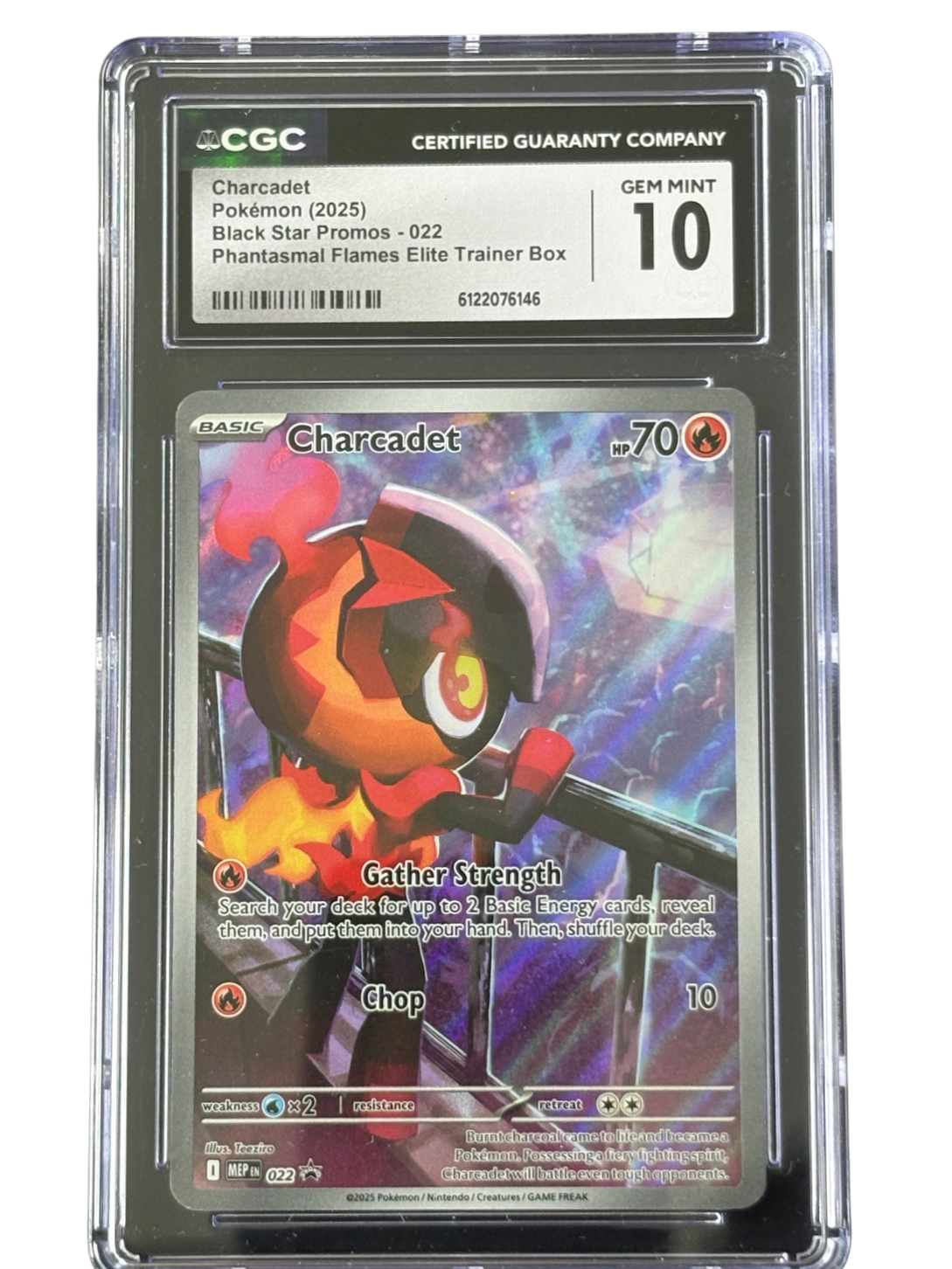 Charcadet SVP 022 Black Star Promos (2025) CGC 10 Gem Mint
