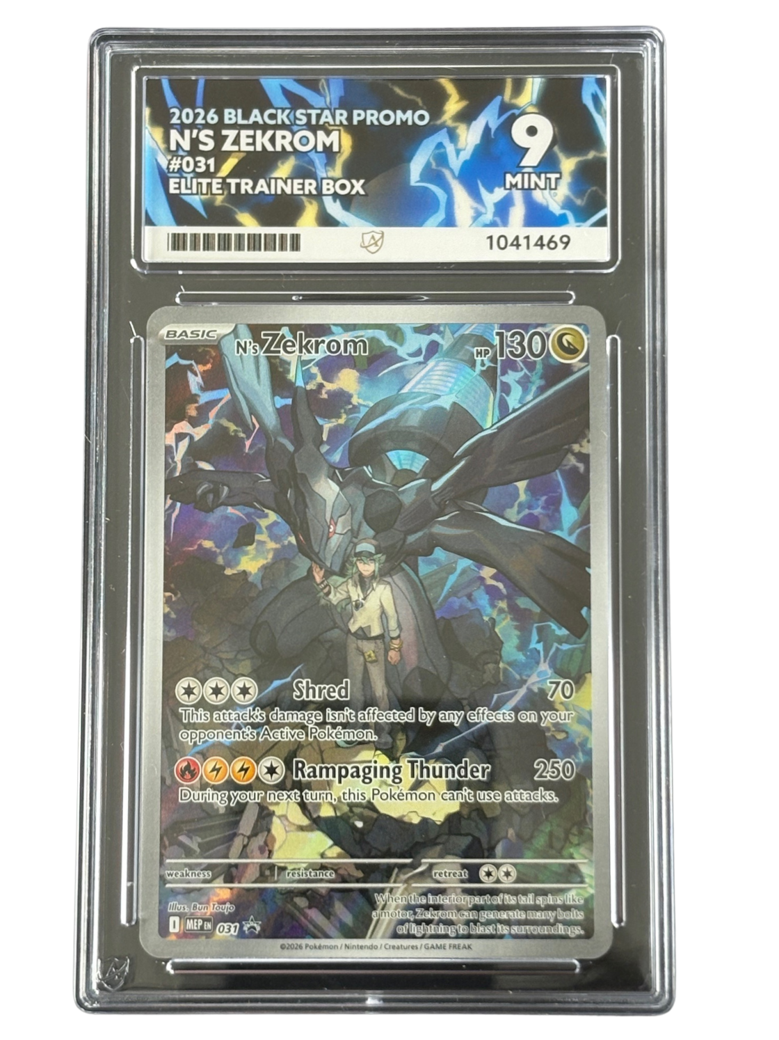 N's Zekrom – 031 MEP EN Graded Mint 9