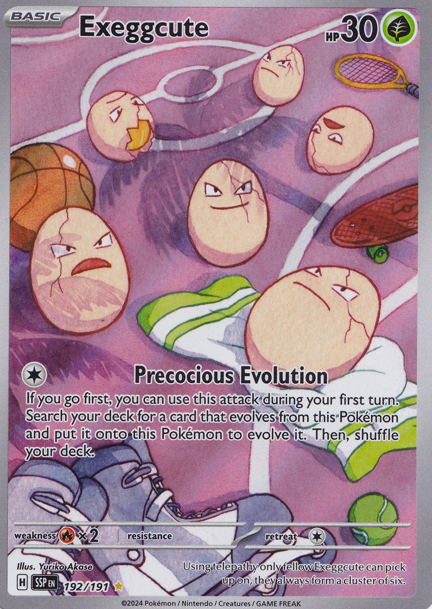 Exeggcute 192/191 SSP ENG 2024 (NM)