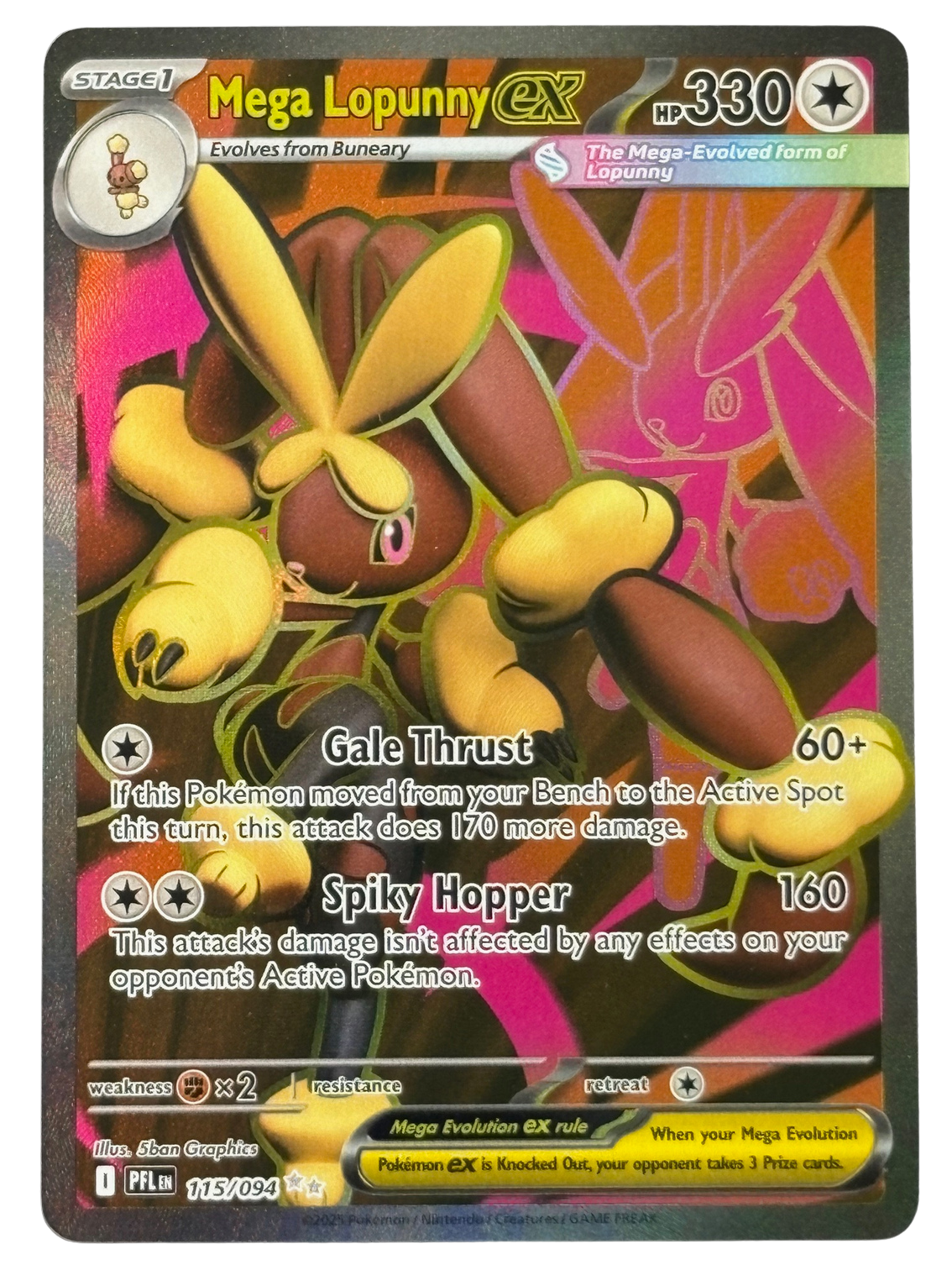 Mega Lopunny ex 084/094 Destined Rivals (2025) [Near Mint]