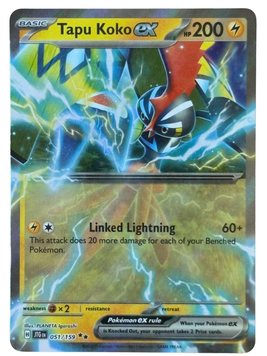 Tapu Koko ex 051/159 Journey Together (2025) [Near Mint]